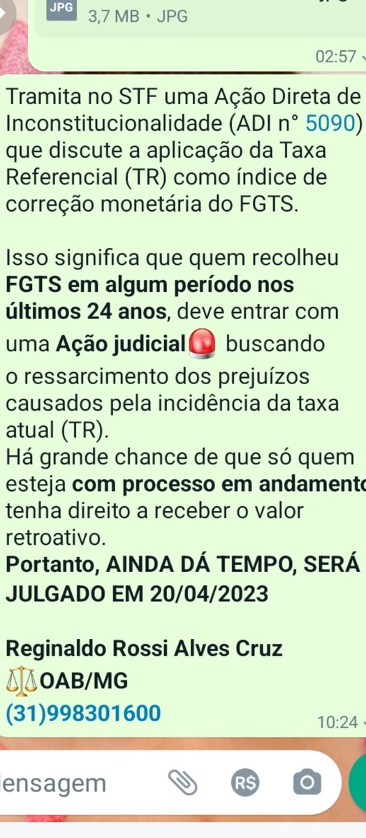 Reginaldo74OAB's tweet photo. 🚨🚨🚨🚨 https://t.co/zR5jStMxFZ