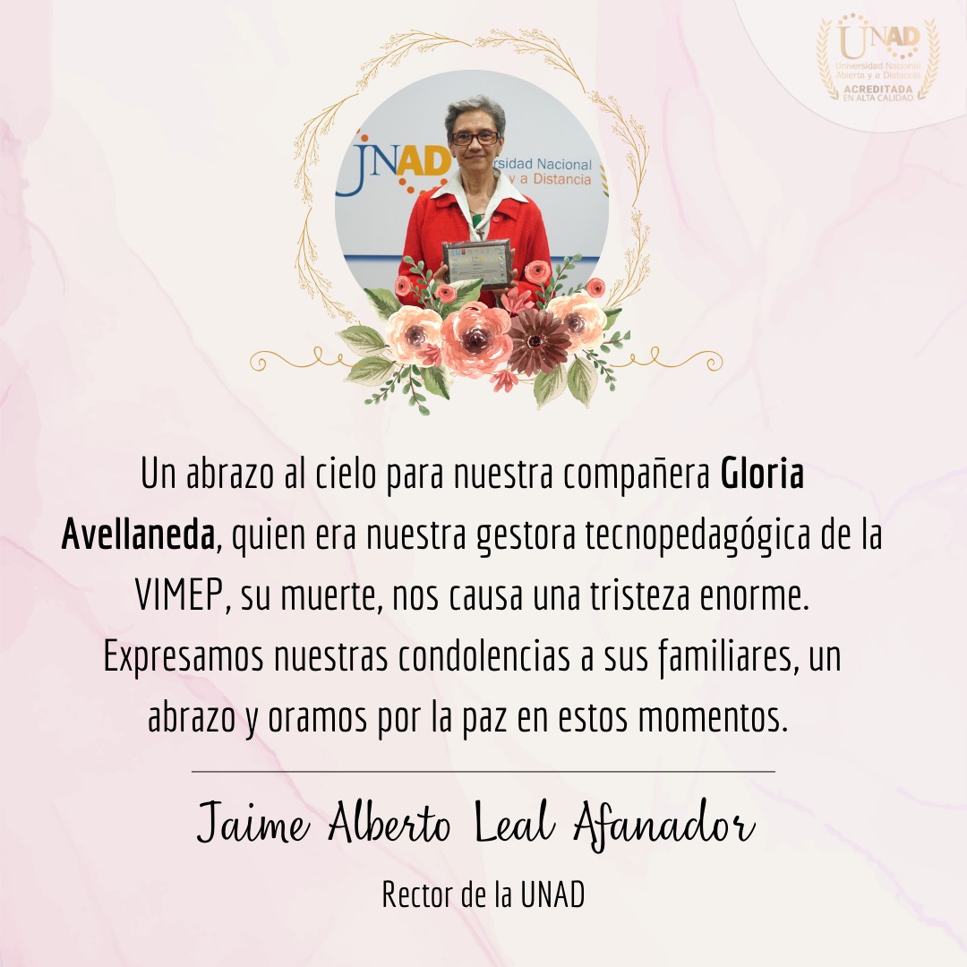 Su recuerdo constituye una fortaleza frente al dolor por su partida. Oramos por los suyos! QEPD