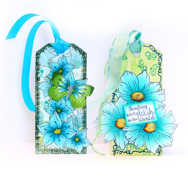 Polka_doodles's tweet photo. Bringing you a splash of colour with these stunning tags - These bright blues and greens are just breathtaking which is your favourite? #colors #SpringStamps #flowerstamp #flowercard #cardmaking #cardmakinghobby #craft #crafty #stamping https://t.co/jETxC4YBPB https://t.co/ckyl7Waeno