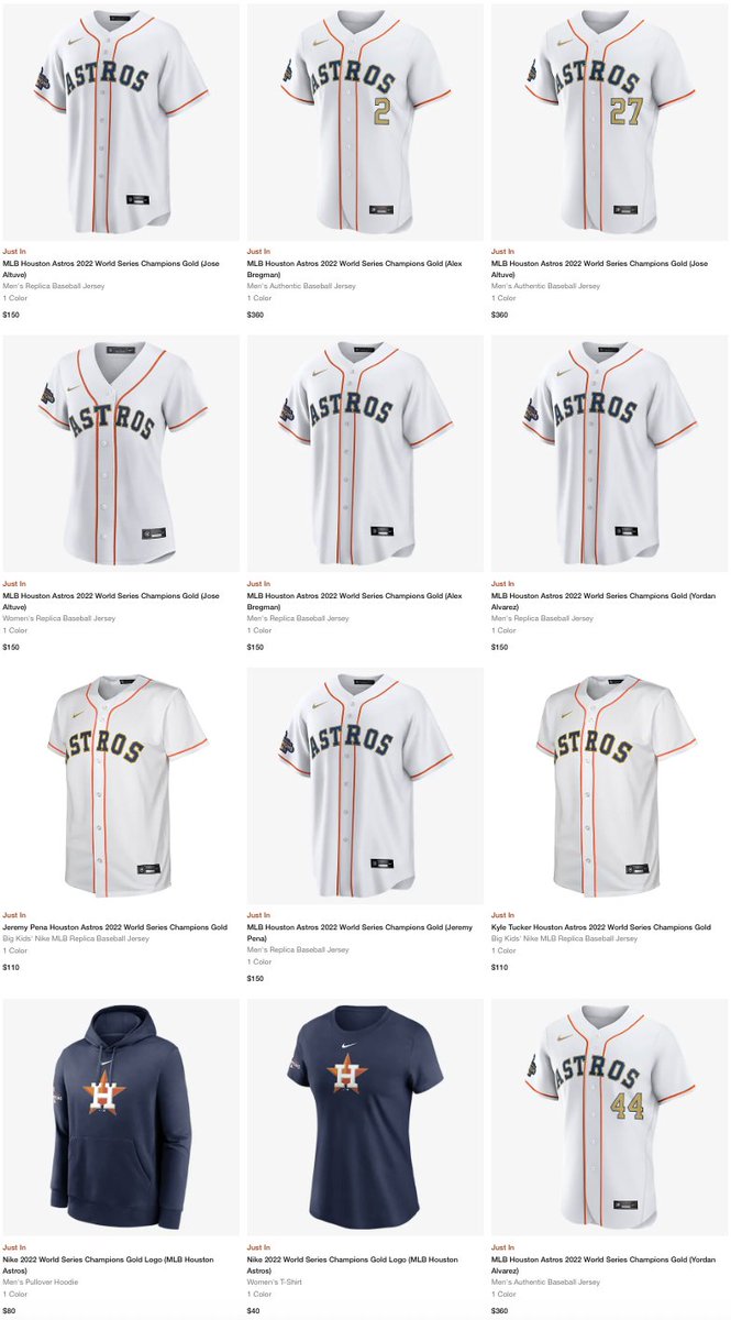 SNKR_TWITR on Twitter "AD Nike MLB Houston Astros 2022 World Series