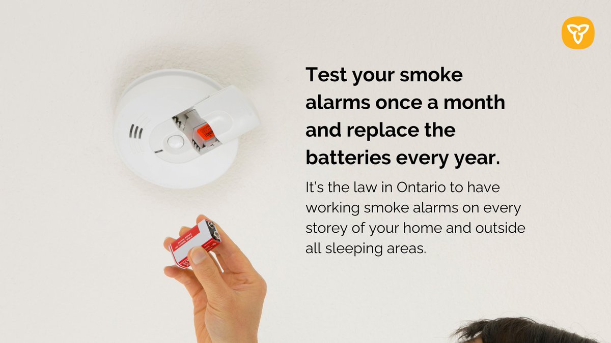 ONsafety's tweet photo. #Spring has sprung! With the start of a new season, test your #SmokeAlarms & carbon monoxide alarms and replace batteries as needed.
It's also a good time to practice a home escape plan so your family knows what to do if the alarms sound.
https://t.co/Af0UgOTFd4 https://t.co/xmETeAcff1