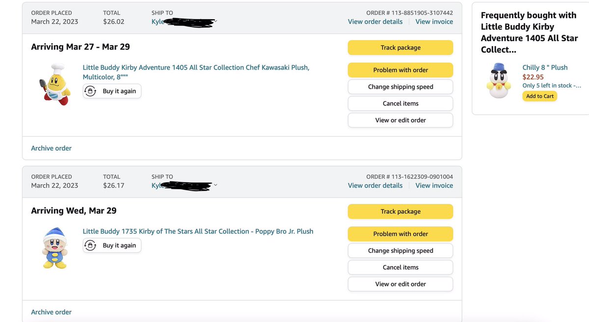 kyler200000's tweet image. I need them… I want them…
#Kirby #Kirbyplush #Kawasaki #Poppybro