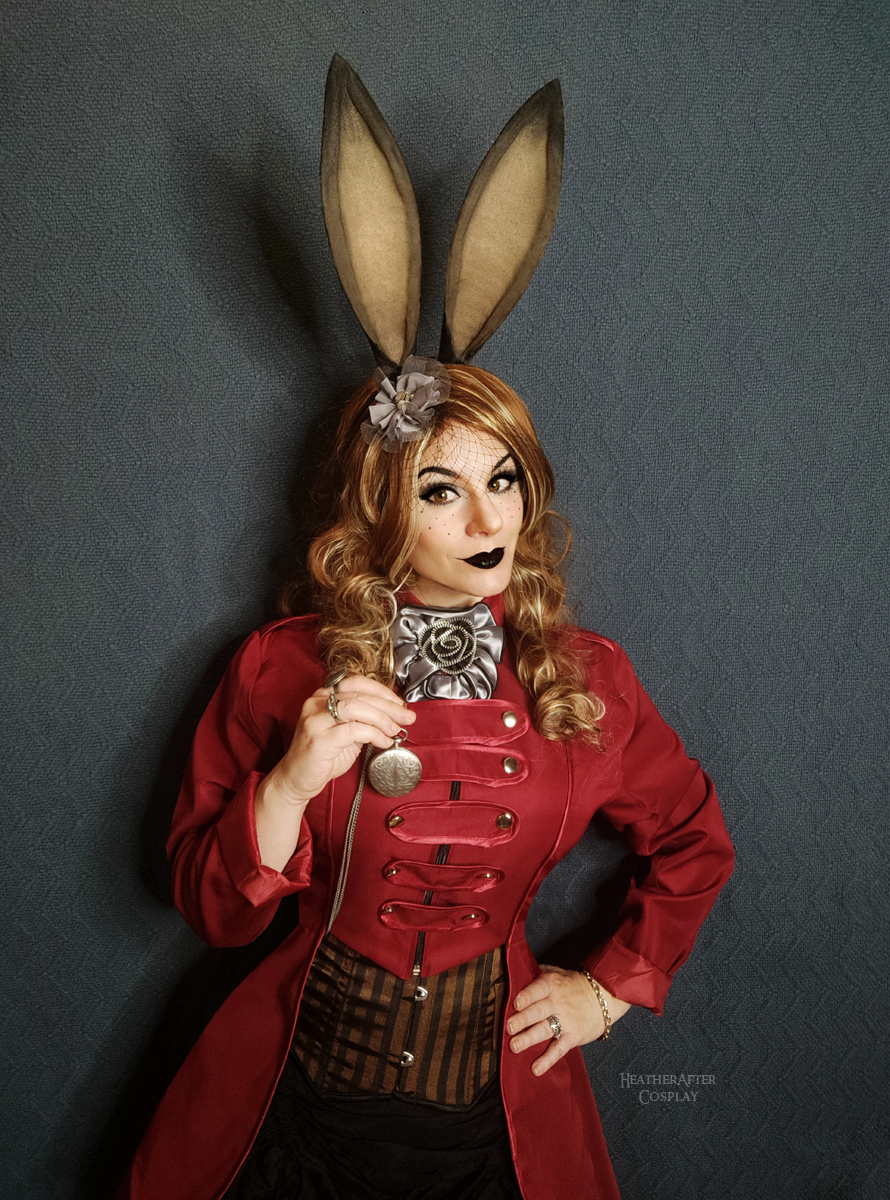 Steampunk March Hare by HeatherAfter Cosplay
#HeatherAfter #cosplay #HeatherCosplay #HeatherAfterCosplay #cosplaygirl #cosplayer #costume #steampunk #steampunkcosplay #corset #highheels #vintage #aliceinwonderland #steampunkwonderland #wonderland #marchhare #bunny #bunnygirl
