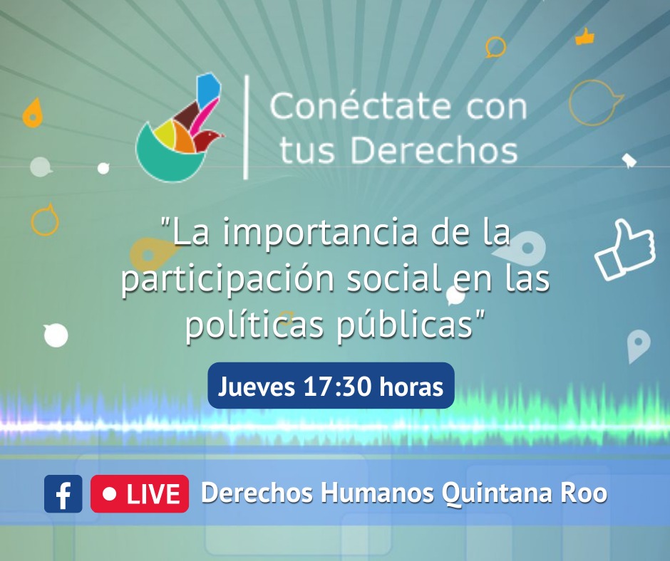 cdhqroo's tweet photo. 🪧La democracia implica algo más que el ejercicio del voto. Implica que la sociedad participe en la toma de decisiones y en la elaboración de políticas públicas.
En el próximo #ConéctateConTusDerechos estaremos platicando con la Lic. Azucena Mondragón.
¡Te esperamos! https://t.co/nbHFHTC1Ky