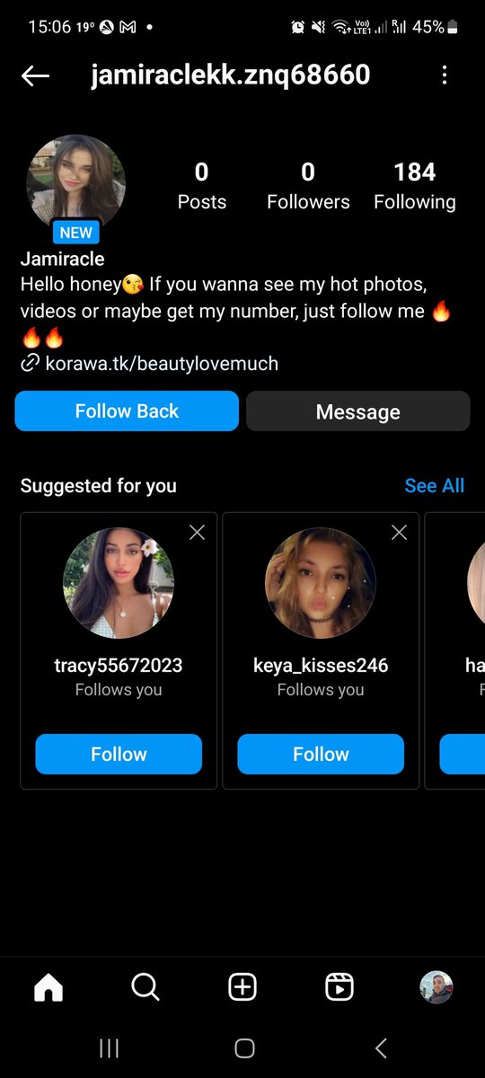deanlockyer's tweet photo. @instagram please please stop these bot accounts it's ruining instagram!!!!! https://t.co/9KYfbhX83x
