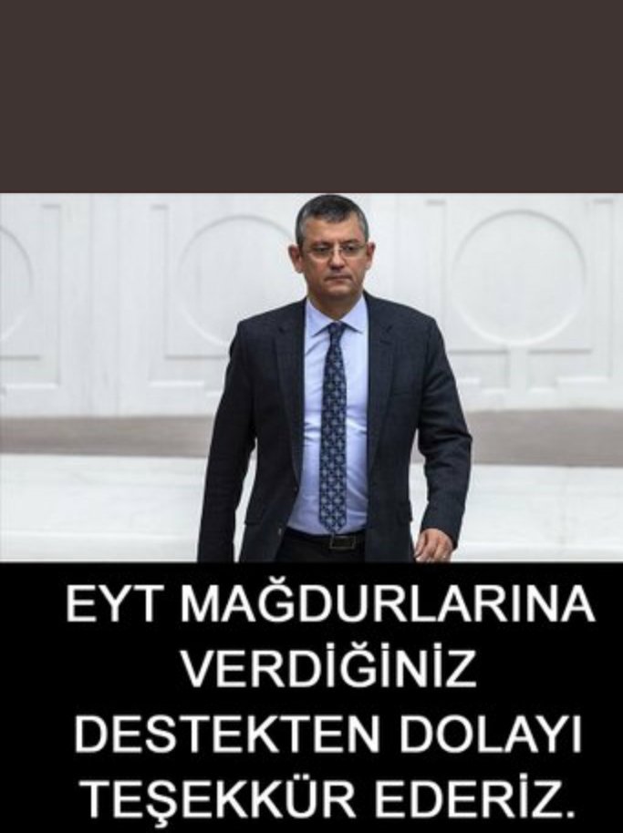 Bizde aile sülale olarak oylarimiz CHP söz verdi 5000 gün için yanımızda olanın yanında oluruz  #chp #eczozgurozel #kilictaroglukemal #Akparti  #Acil5BinVeKismi