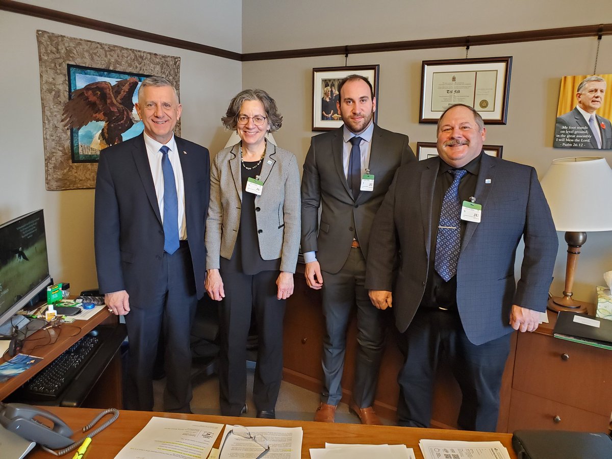 It was a pleasure meeting with @MPTedFalk to discuss how we can work together to support dairy farmers. <a href="/dfc_plc/">DFC / PLC</a> <a href="/manitobadairy/">Dairy Farmers of Manitoba</a>