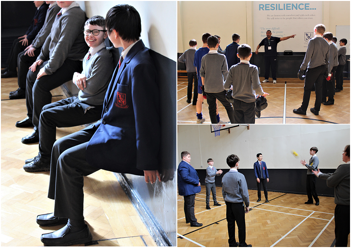 WellacreAcademy's tweet photo. Courtney Fry, Athlete Mentor and former boxer, returned to Wellacre to oversee a session with our Sports Ambassadors and mentees #ActiveInMind

Everyone enjoyed mentoring activities around support, communication and mental toughness before learning boxing skills from the best! https://t.co/4Ka7uc5Qz3