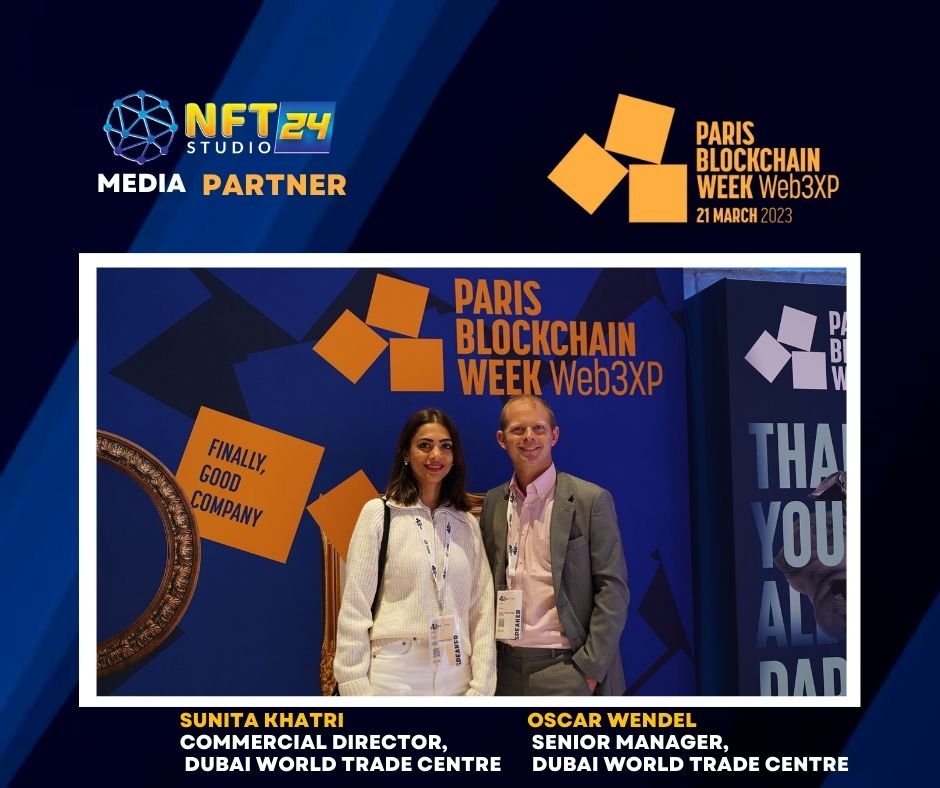 blockza_io's tweet image. 🗼Hey everyone! Get ready for an awesome time at #PBW2023 in Paris with @nftstudio24 giving us all the exclusive updates. Excited to hear from industry leaders like Sunita Khatri and Oscar Wendel from DUBAI WORLD TRADE CENTRE ! See you there! #ParisBlockWeek @ParisBlockWeek !