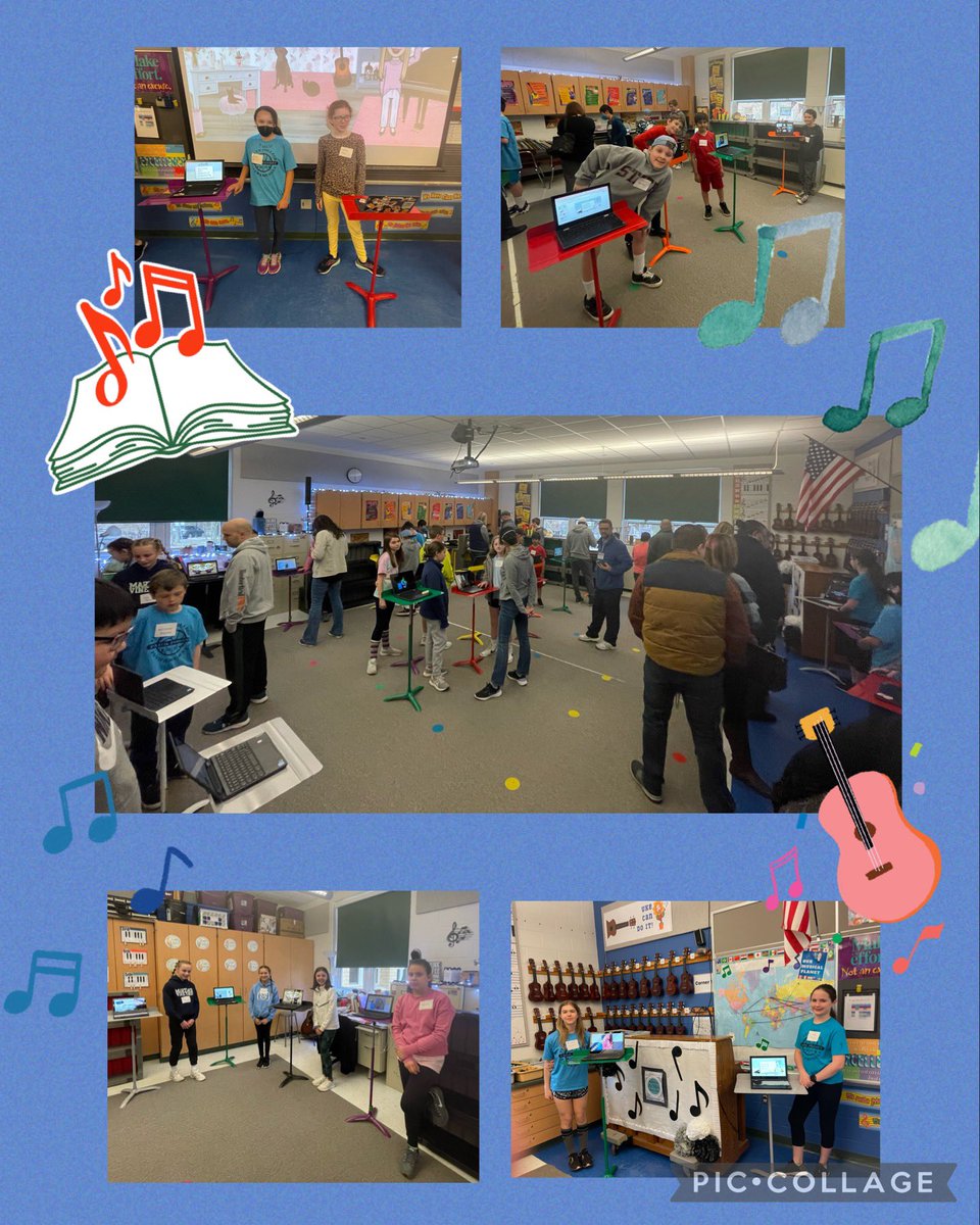 MrsMusicSings's tweet photo. PFE 5th graders are presenting a Living Wax Museum of Musicians this week during music class. Families were invited in to walk through our museums. https://t.co/W49GIX4wYK