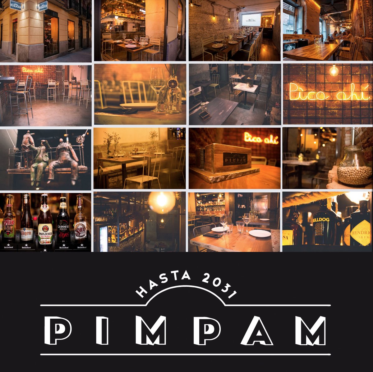 pimpammadrid's tweet photo. PIM PAM en 16 fotos (y sin una imagen de nuestros maravillosos platos...)
Es nuestro momento vanidoso del mes y lo sabes... 👉😜
https://t.co/xhLlvWBOGM

#pimpammadrid #restaurantes #momentovanidoso #malasaña #Chamberí #madrid https://t.co/G54VV6dxST
