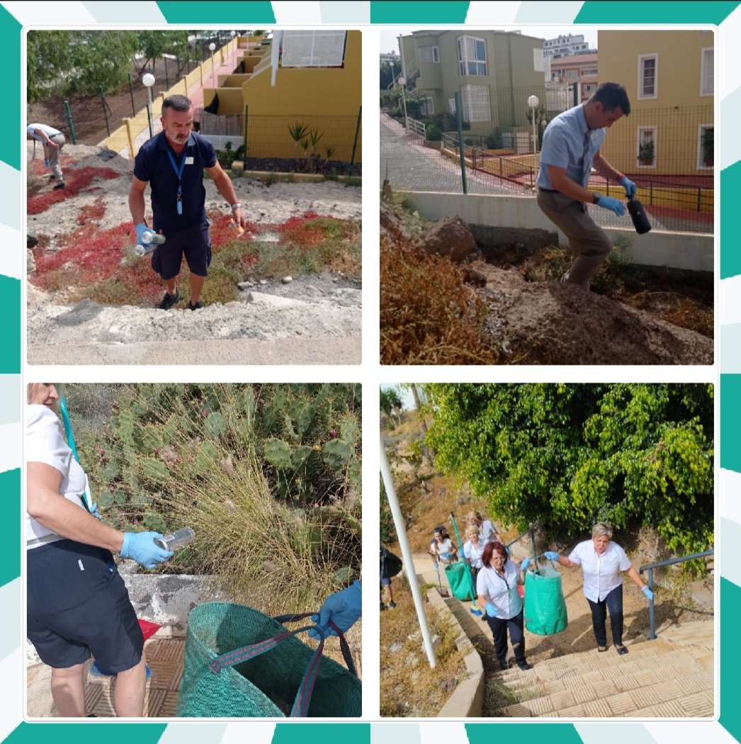 We couldn't think of a better way to Celebrate #GlobalRecyclingDay with team members #SunsetBayClub than picking up litter around the resort  #GoingGreen @ElenaDortaRM @thais_MCT @LuisFelicidad @LayaSbc @MariaLucaSnche1