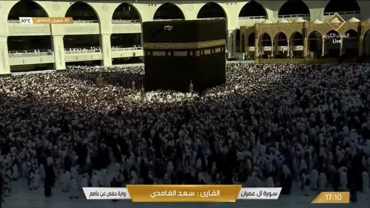 HaramainInfo's tweet photo. Moments remain before the blessed month of #Ramadan begins in the Haramain.

اللهم بلّغنا رمضان ونحن في صحة وعافية وأعنا فيه على الصيام والقيام وصالح الأعمال

O Allah, let us reach Ramadan in good health and allow us to perform righteous deeds. Aameen! https://t.co/eYOOVq7SkB