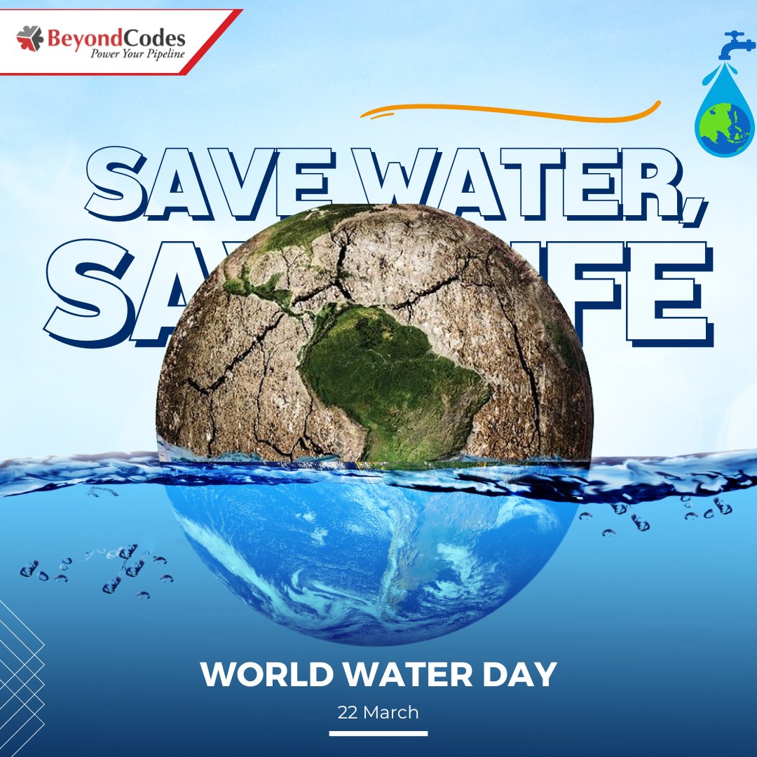 On World Water Day, let's commit ourselves to play a role in water conservation and contributing to the development of a more sustainable future.

#WorldWaterDay #InnovativeWaterSolutions #water #sustainable #future #leadgeneration #BeyondCodes #bci