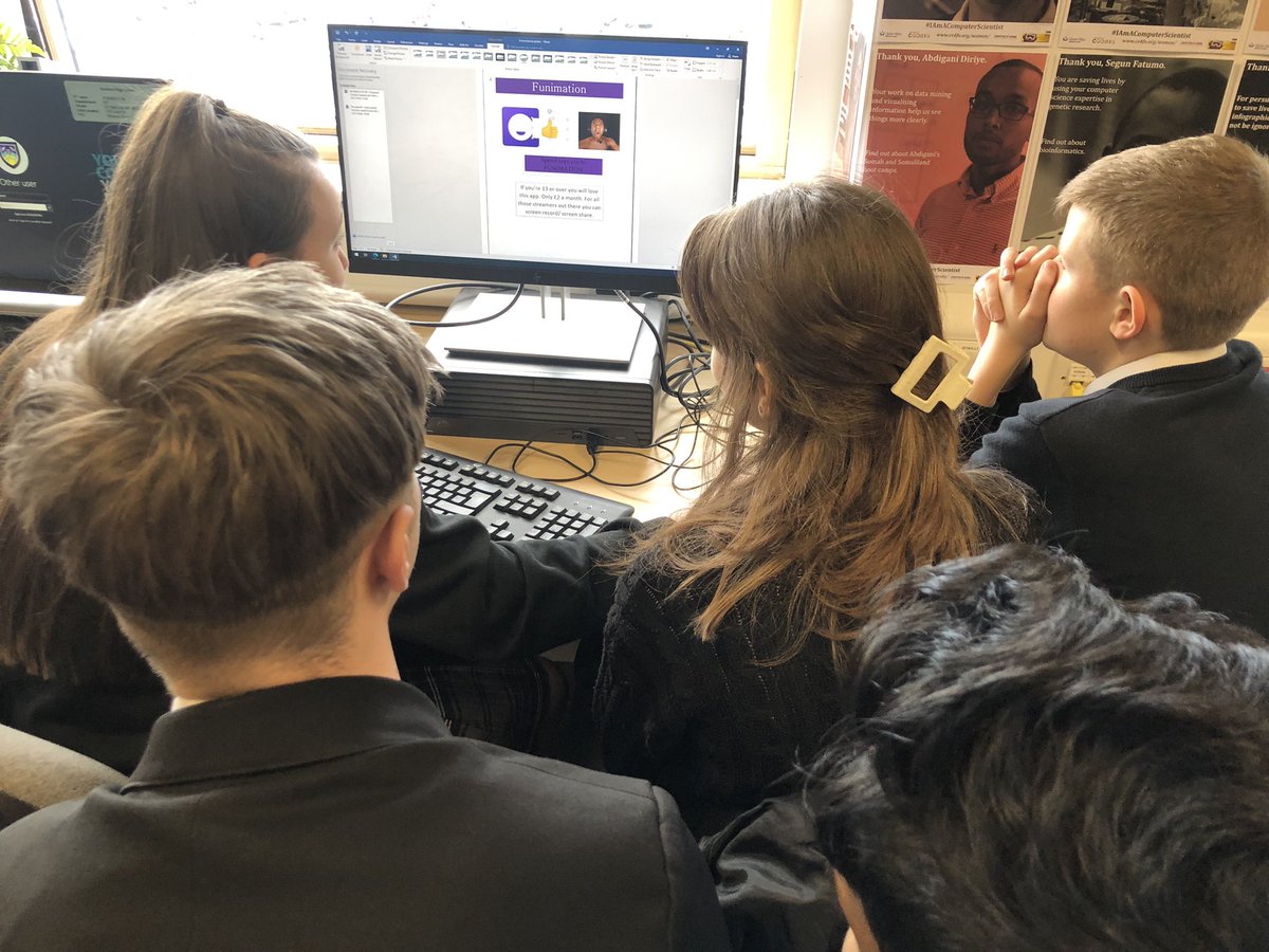 S2 BACS Working on promoting their Apps as part of The Marketing Mix @BarrheadHighSch #raisethebarr