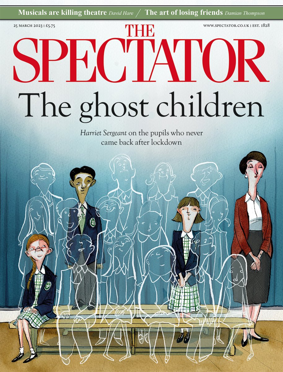 spectator's tweet image. 🗞 The ghost children: how the pandemic created a lost generation
 
✍️ In mag:
 
• Sasha Hinkley on the James Webb space telescope and the search for alien life
• Kara Kennedy on how she dodged a killer
• Ian Williams on China’s answer to ChatGPT
 
subscribe.spectator.co.uk