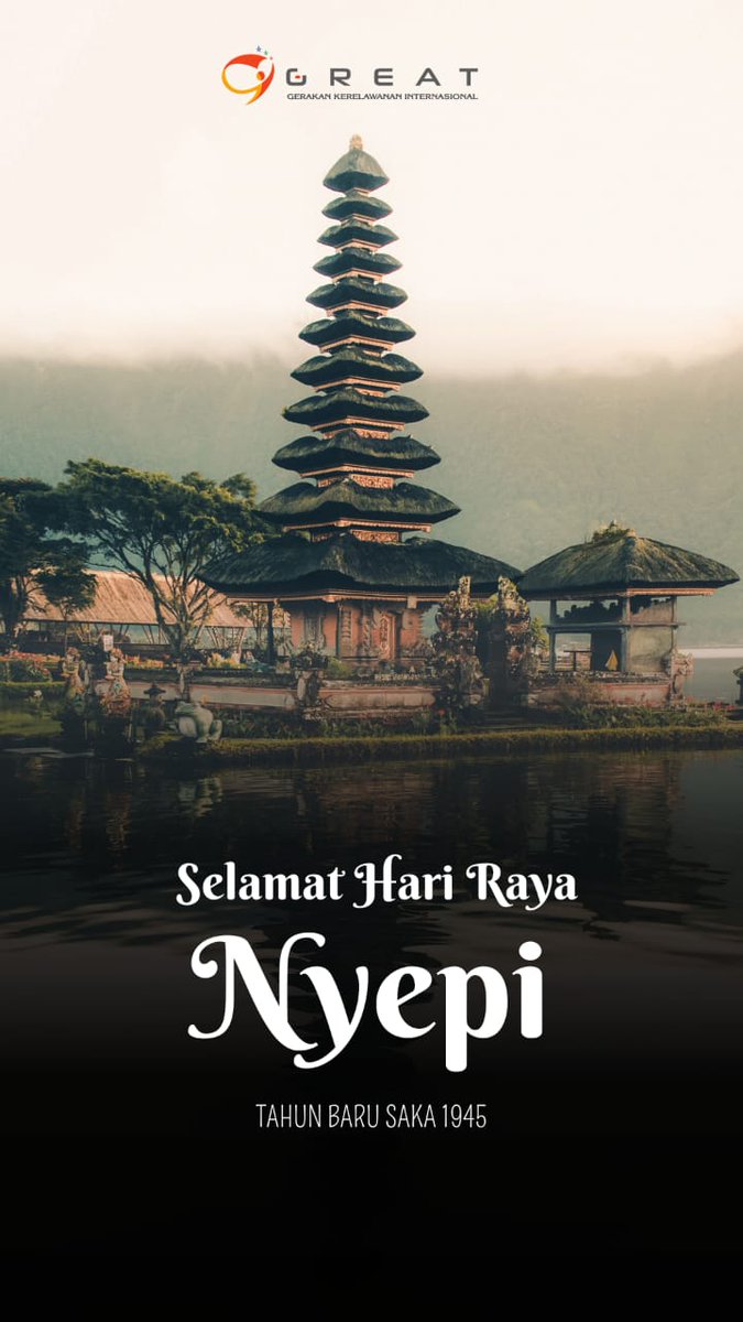 #RahajengNyepi bagi teman-teman yang beribadah Catur Tapa Berata Penyepian hari ini. 🙏🙏

#nyepi2023 #nyepi #TahunBaruSaka1945 #volunesia