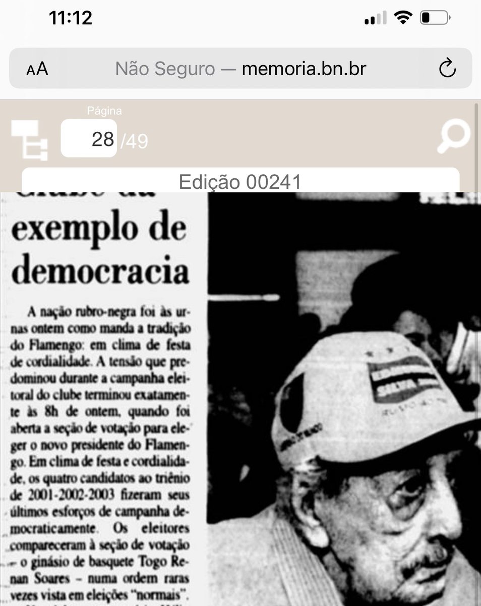 rodrigorotzsch's tweet photo. Não procede q há jurisprudência no Flamengo para extensão do mandato. Edmundo Silva foi eleito em 98 p/2 anos e reeleito em 2000 p/3 anos, como mostra jornal da época. Não teve mandato vigente alongado; pelo contrário, foi encurtado por impeachment. Aliás, taí bela jurisprudência https://t.co/4ykz0sXCat