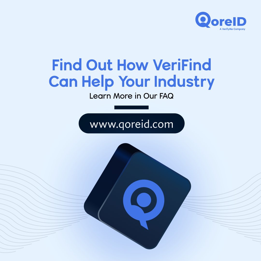 getqoreid's tweet photo. to further securing loan approval processes for MBs, VeriFind has got you covered!
#QorelD #LocationIntelligence #VeriFind
#LendingCompanies #FinTech #Ecommerce #Banking
#MFBs #ConfidenceScore #4DAnalytics https://t.co/CLPRiWAo8c