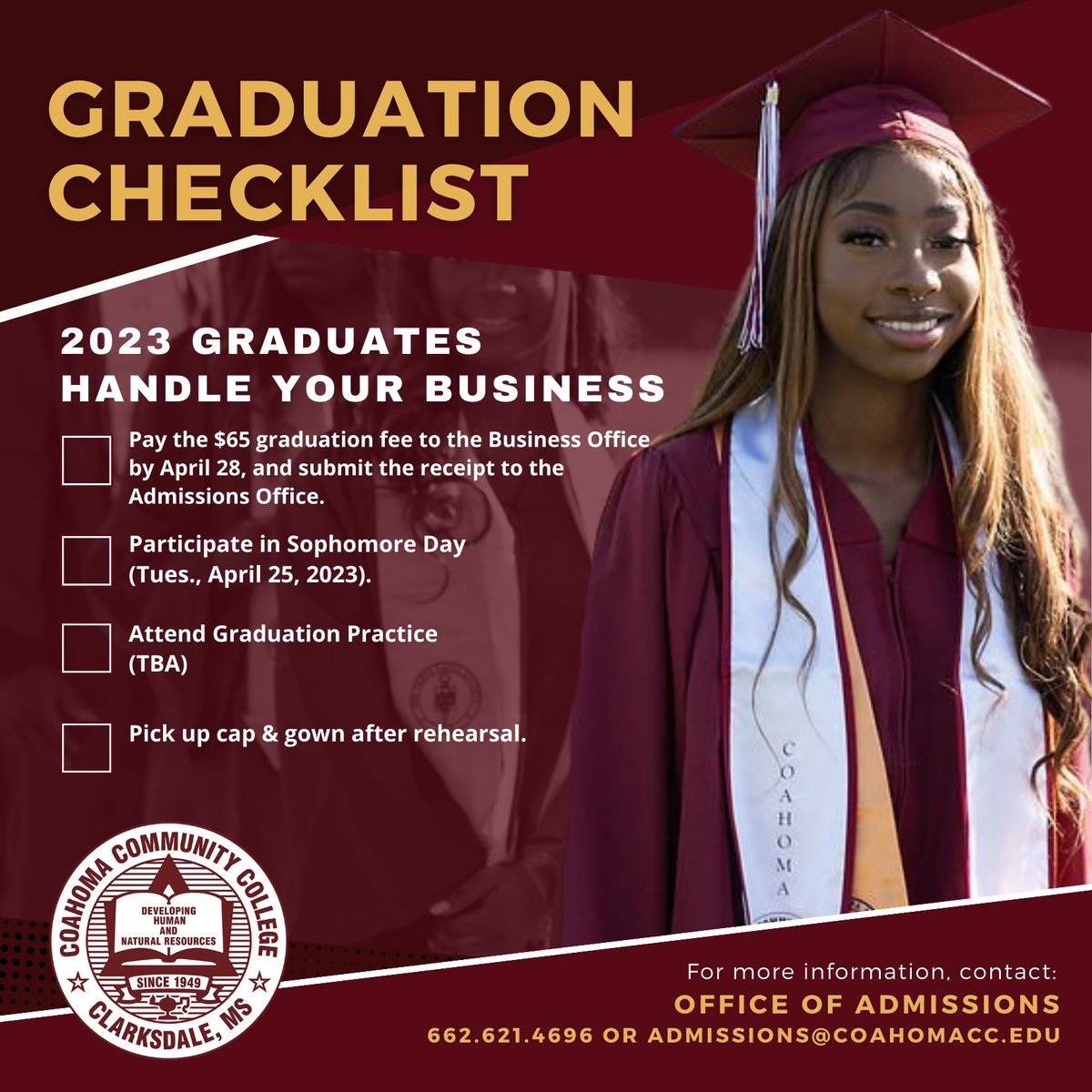 Coahoma Community College on Twitter "Coahoma23 Are you ready for