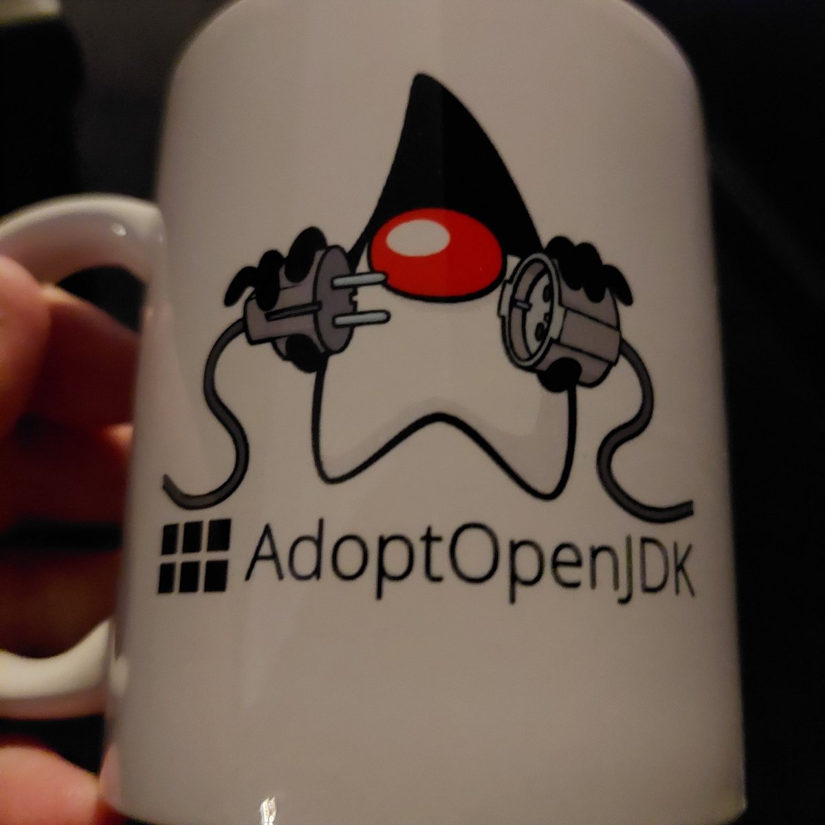 jOphey's tweet image. Thanks @JavaLandConf Team for two nice days packed with interesting talks and this mug I won in a raffle during a break. #CoffeeTastesBetterWithDukeAndOpenSource #JavaLand2023