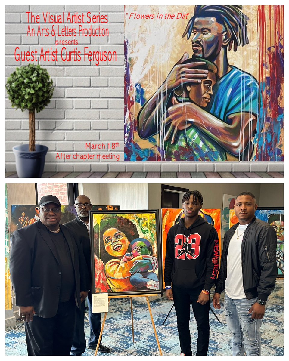 SWDCA_DST's tweet photo. The SWDCA Arts & Letters Cmte sponsors a visual Artist series to promote art and small businesses. Curtis Ferguson, an artist, displayed and sold items following our March 2023 chapter meeting.
#SWR31DaysOfLove #ForwardWithFortitude
#SWDCASisterhoodMonth2023 https://t.co/F5PTJFIWn2