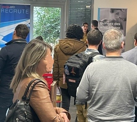 Tarmaq_Merignac's tweet photo. #LaéroRecrute à @merignac : forum emploi #aéro et #spatial ce matin. 22 entreprises, plus de 50 postes à pourvoir avec @pole_emploi
#GifasOfficiel #Dassault_OnAir #Airbus #Armee_de_lair #ArianeGroup #Thales #Stelia #Safran #SabenaTechnics #Roxel https://t.co/hqBEvg7pB4