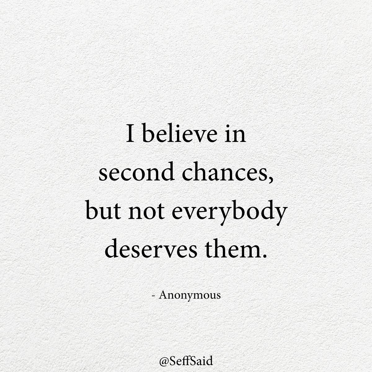SeffSaid's tweet photo. Second chances https://t.co/LkIcS4mw38