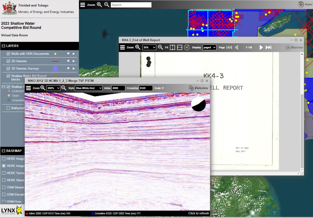 LynxInfoSystems's tweet photo. The Trinidad and Tobago Shallow Water Virtual Data Room is now open. This is the official data room for the upcoming Shallow Water Competitive Bid Round, to be announced shortly by MEEI.
All explorers and potential investors are welcome to sign up at https://t.co/ojlyTUHVQH https://t.co/yc0ckmIaPL