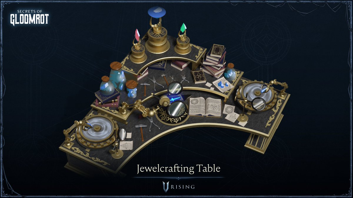 V Rising on Twitter: "This May you can craft jewels to modify your