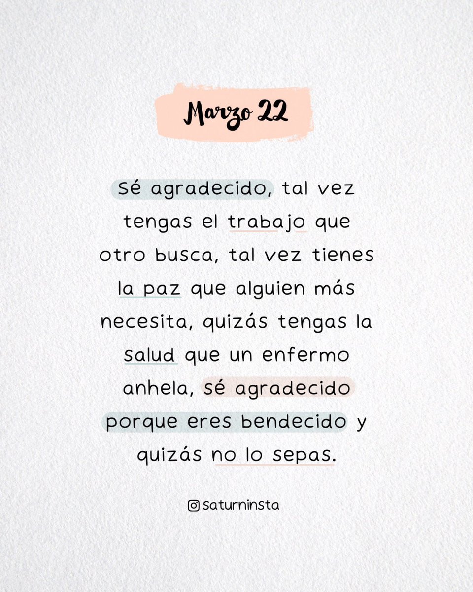 saturninsta's tweet photo. Sé agradecido. 🙏🏻✨ https://t.co/d1r2l9XhFs