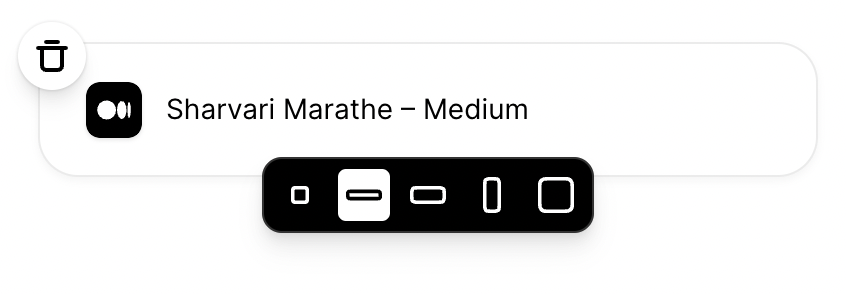 sureworry's tweet photo. One thing I would love to see in the blocks is an orientation that covers the entire width of the section. This would be a great way to create even more compact layouts, especially for snippets with a horizontal orientation. #joinbento https://t.co/Bs8OiVJBBM