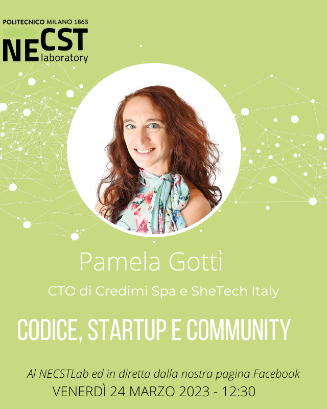 necstlaboratory's tweet image. Venerdì proseguono i nostri #NECSTFridayTalk, nel prossimo incontro avremo con noi Pamela Gotti, che ci racconterà la sua esperienza a seguito del suo percorso di studi al Politecnico di Milano  
📌Alle 12:30, dal vivo, su Facebook e su zoom: tinyurl.com/NECSTFridayTal…

#NECSTLab