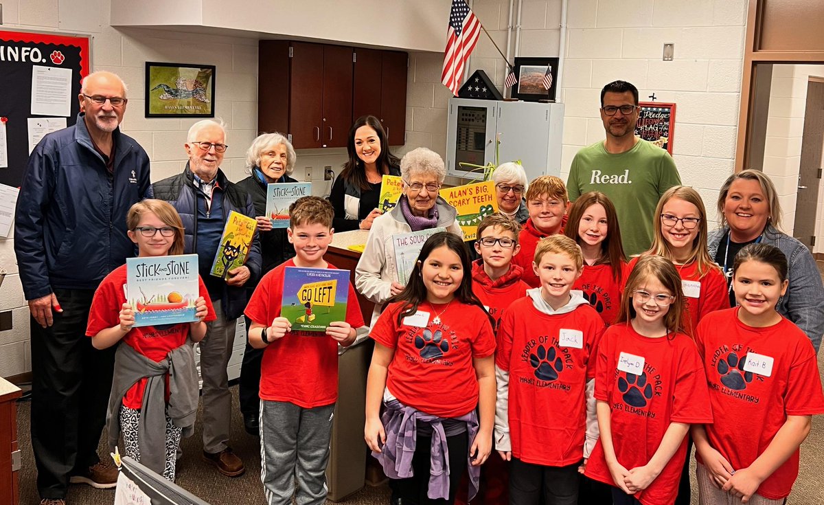 Thank you to our guest readers! @HayesHuskies