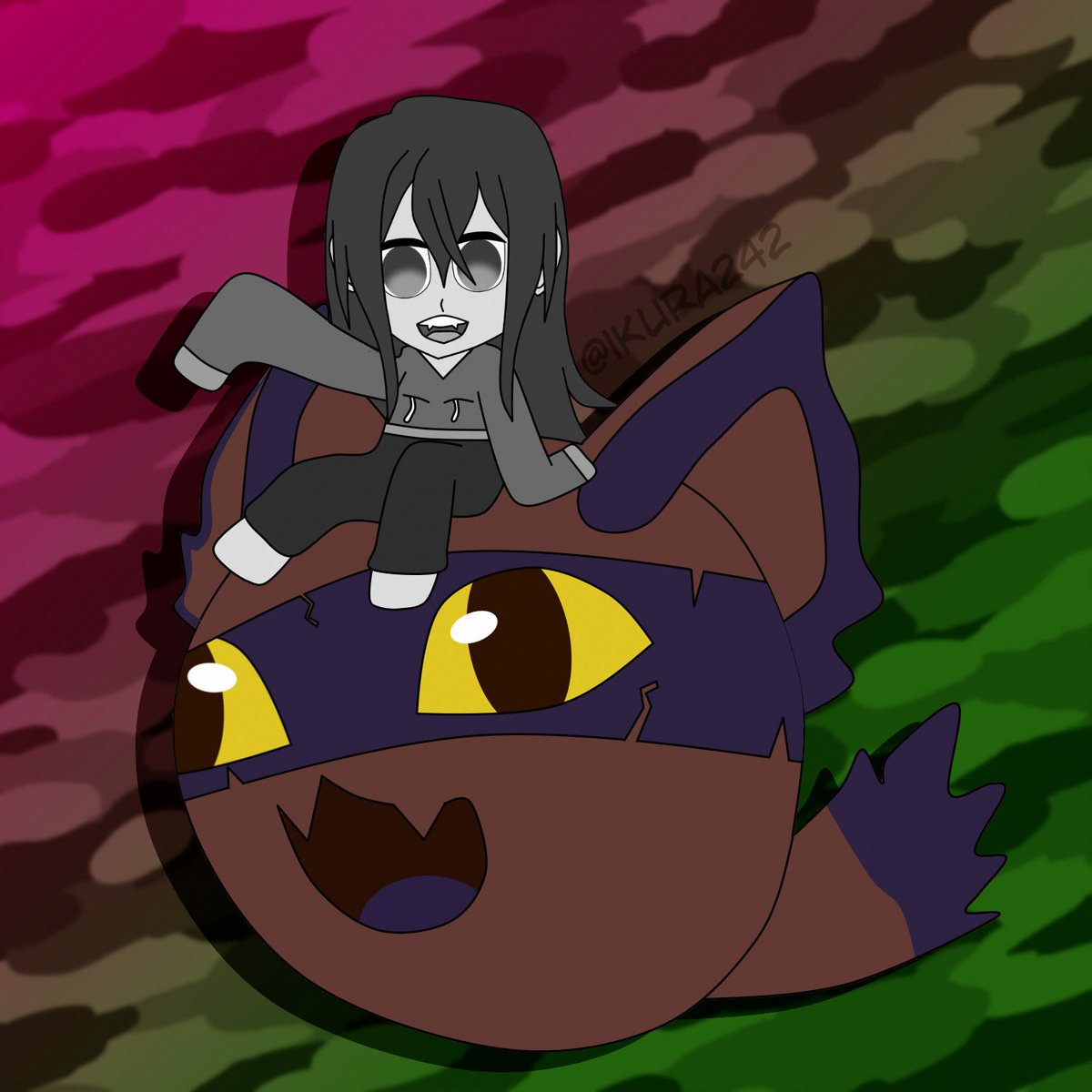 Ikura242's tweet photo. Little Miss Eva with a Hunter Slime 
#ikura242 #oc #original #art #digitalart #drawing #art #artist #illustration #artwork #ghost #ghostgirl #slimerancher #slimerancher2 #hunterslime https://t.co/aixE18ncCz