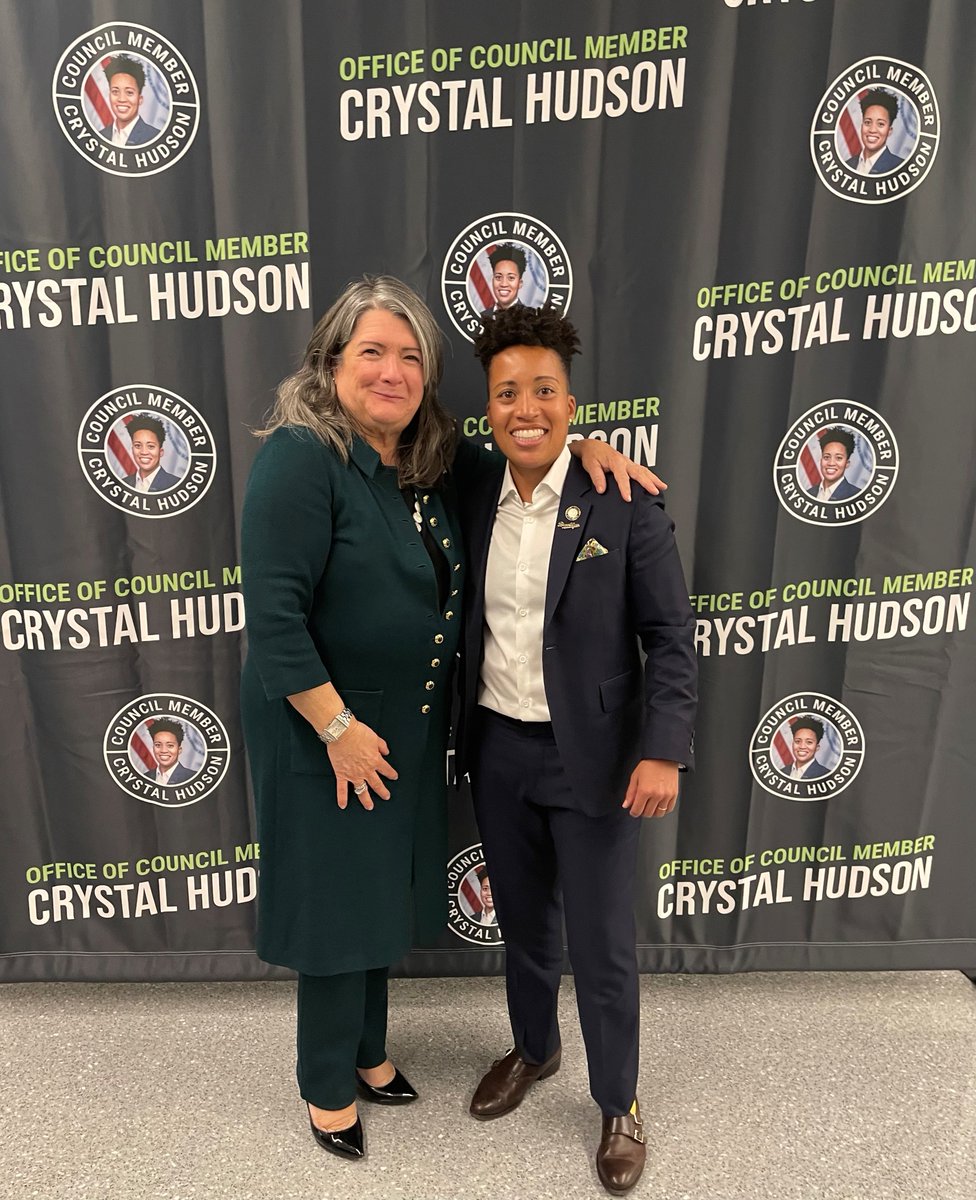 It was great to be at @CMCrystalHudson State of the District last night at @NewsatMedgar! As Chair of the Committee on Aging, she has been a great advocate for older New Yorkers and I looking forward to continuing to work with her. #NYC #ageinplace