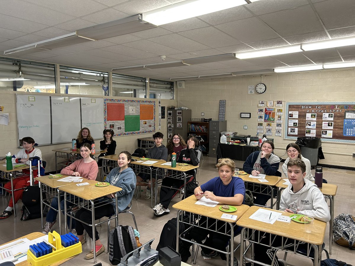 JLongoEA's tweet photo. Last week we celebrated Pi Day! We raised $116 to be donated to the ASPCA. Congratulations to Cadence M on remembering 110 numbers of pi!! @EASchool https://t.co/qwYX76RGx8