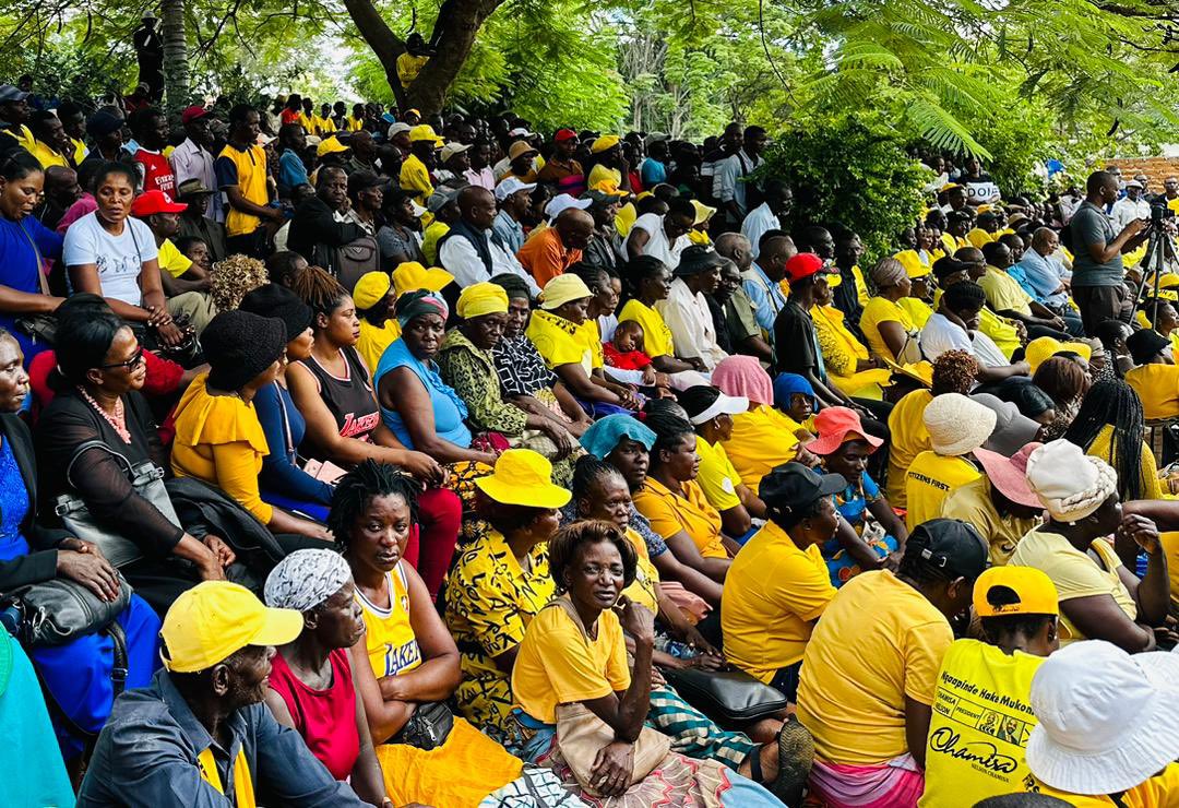 nelsonchamisa's tweet photo. Mashonaland Central turning yellow! Dotito rocks! A refreshing Citizens Interface !! A New Great Zimbabwe loading… https://t.co/YeH8zHyFWf