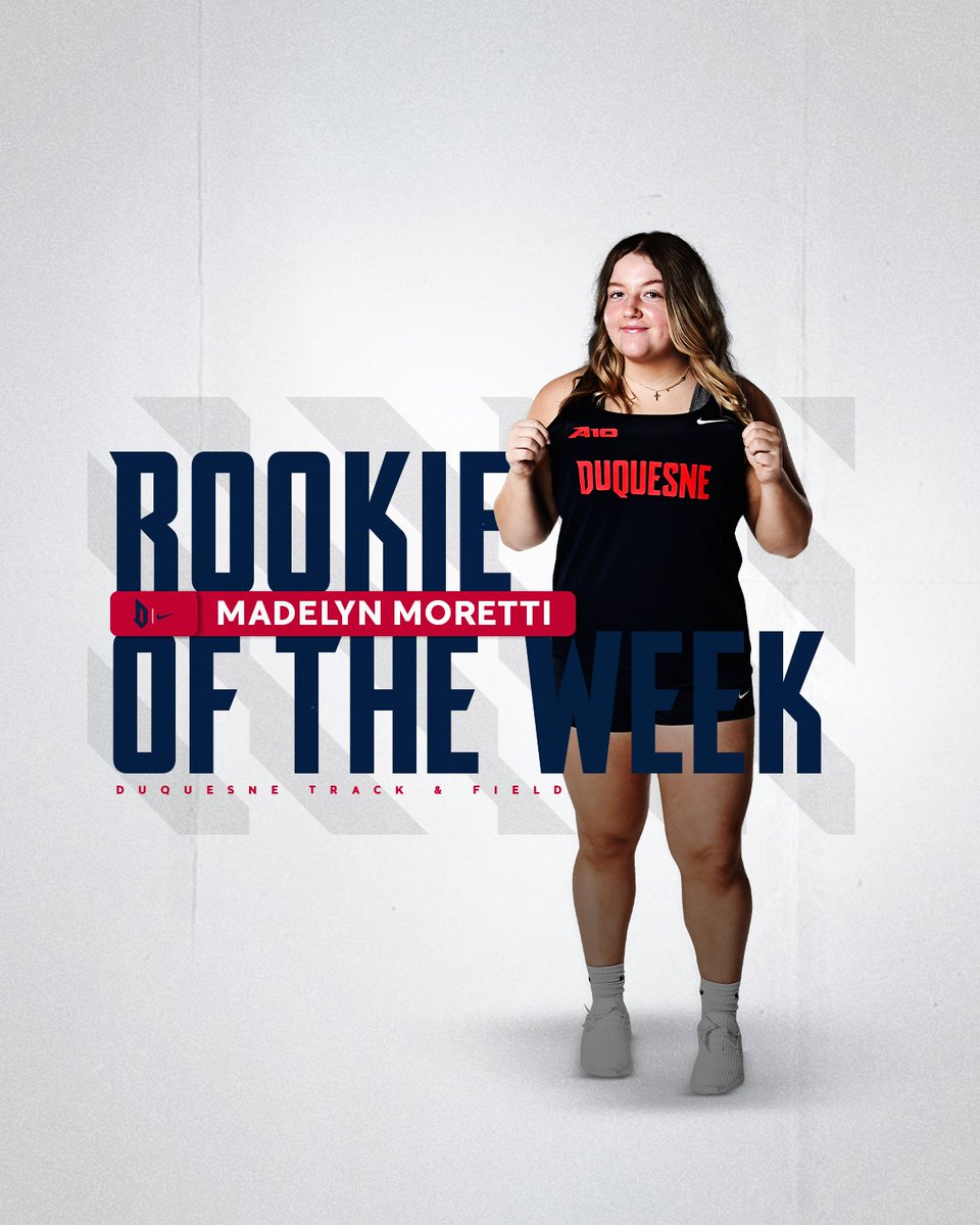 DuqXCTF's tweet photo. 🏃‍♀️⭐️ Madelyn Moretti has been named the  #A10OTF Co-Rookie of the Week!

📰 https://t.co/Q06U9RkhcY

#GoDukes https://t.co/iXkZOT1cP9