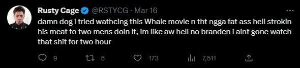 Rusty Cage Deleted Tweets tweet media