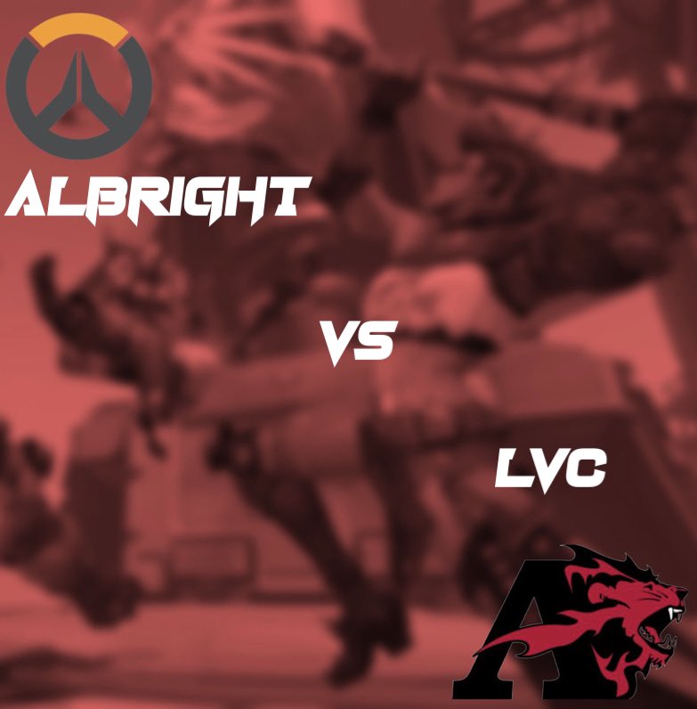Albright Lions Overwatch match tonight at 9:30 pm against Lebanon Valley College Go Lions! You can stream the game here: twitch.tv/albright_lions
