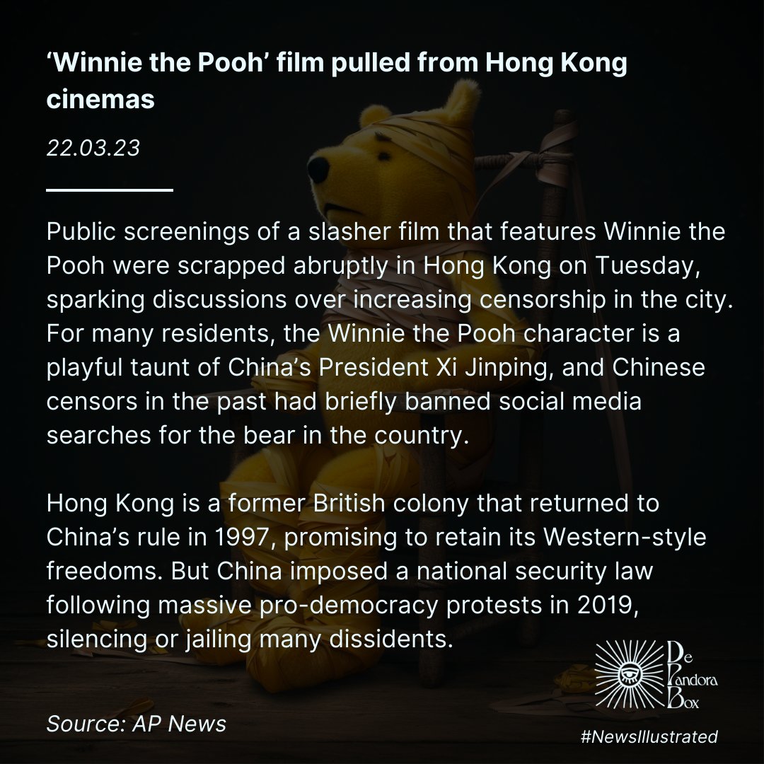 ‘Winnie the Pooh’ film pulled from Hong Kong cinemas
apnews.com/article/hong-k…
