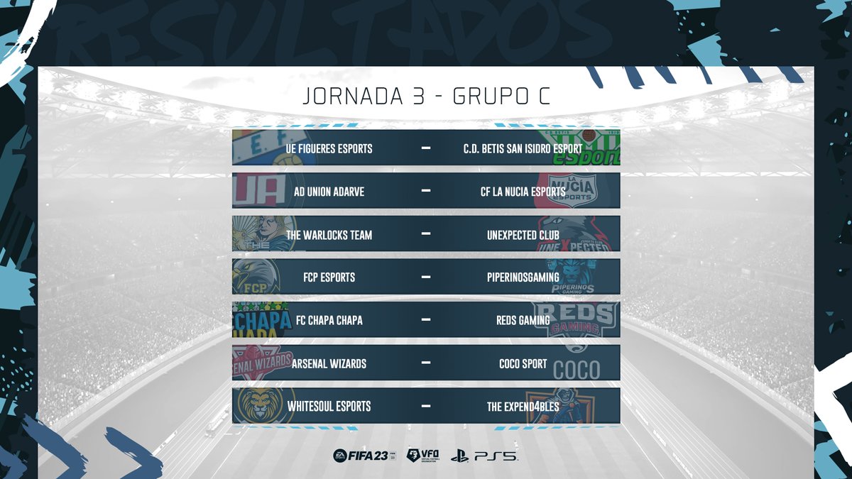 🏆Primera División PS5 - Grupo C
📅Jornada 3
⏰23:20

📺Desde las 23:30 #PartidazoVFO <a href="/VFOspain/">VFO España</a>
twitch.tv/VFOspain