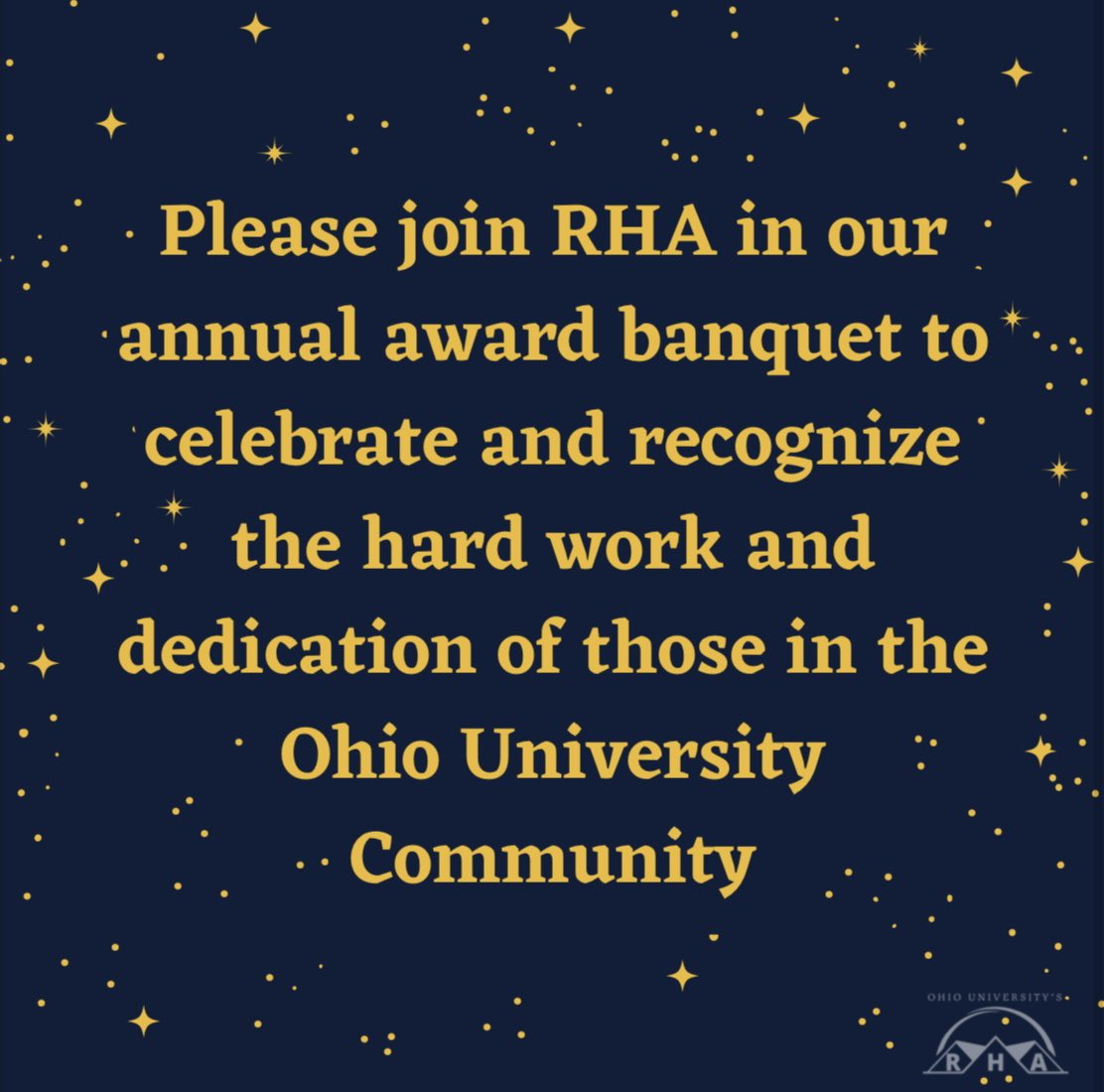 ohiorha's tweet photo. RHA’s annual award banquet to celebrate outstanding work in OU’s community is just around the corner!
-please ensure you, your hall council, RD, etc. all RSVP by March 24! https://t.co/ouekXidIas