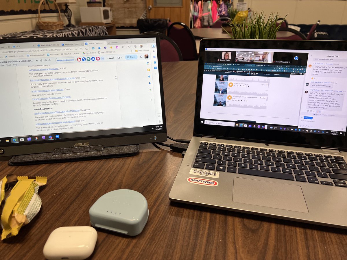 tcconley29's tweet photo. #Podcasting with @REMC today! Love finding new ways for students to showcase learning and to reach and engage educators. Thx @daveschmittou
#istecert #MIEExpert #21things4 #kidscancreate #MACUL #GetTECHED @itc_geeks @uticaschools @Cory_Widener https://t.co/8ojms2MFrt