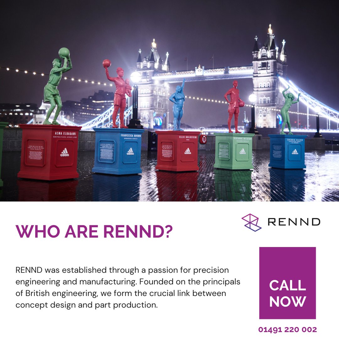 RENND_UK's tweet photo. From one-off #prototypes to turn-key #productionsolutions, our expansive in-house #design &amp; #manufacturing services are available to #businesses and individuals worldwide.

Find out more HERE: https://t.co/KWu5kuut3M 

#Rennd #3DPrintingServices #CNCMachiningServices #CNC https://t.co/TyaTfbIzwG