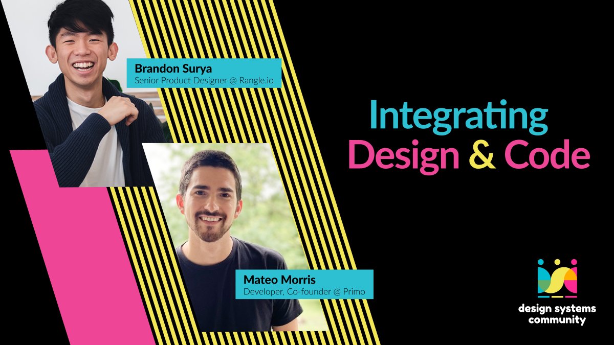 dscc_tor's tweet image. Good morning! In less than 2 hours, we&apos;ll be chatting with @_MateoMorris and @BrandonSurya about integrating design and code in latest meetup.

Join us: bit.ly/DSCCToronto-M16

#designsystems #designtokens