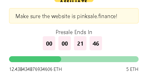 20 minutes to close our Fair Launch on the Arbitrum network! Run to buy...💸

✅FL: pinksale.finance/launchpad/0xd2…

#pinksale #arbitrum #fairlaunch #Crypto