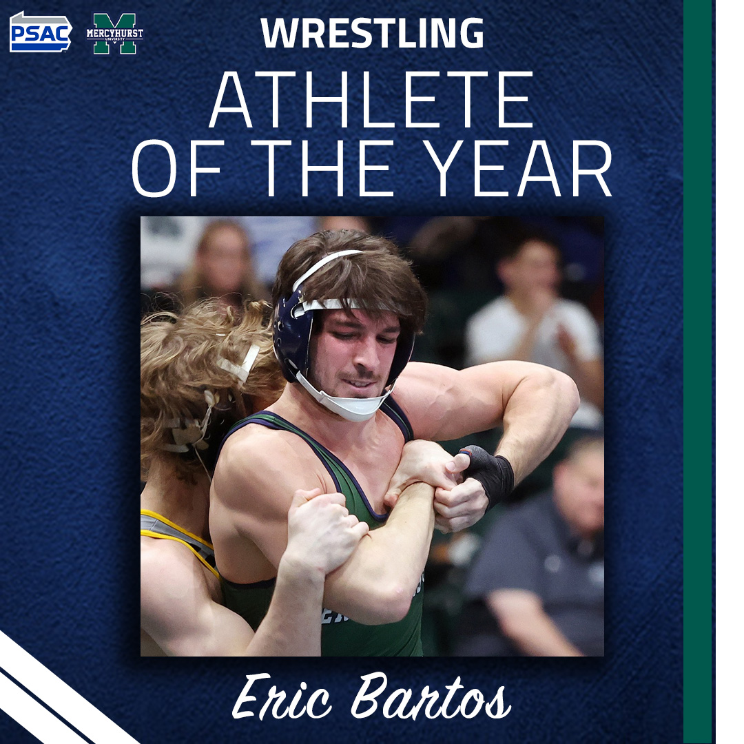 PSACsports's tweet photo. WRESTLING: Your 2022-23 #PSACWREST Major Award Winners and All-Conference teams! ⬇️

Athlete of the Year: Eric Bartos, @HurstAthletics 
Freshman of the Year: Jake Niffenegger, @HurstAthletics
Coach of the Year: Pat Pecora, @MtnCatAthletics

📰- https://t.co/2QyhdrIoKe

#PSACProud https://t.co/c1uYDd87aB