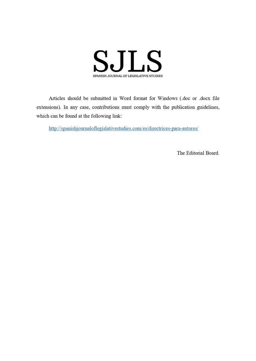 SJLS_Journal's tweet photo. 📢📢 #callforpapers 📢📢 The Editorial Board of #SJLS are pleased to welcome submissions for our next issue. Please disseminate! 🔗https://t.co/DdXsGHuvVV
Details👇👇 https://t.co/zUitfbF9xU